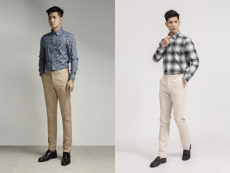 Shop quần chinos nam Hà Nội - Aristino