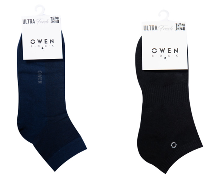 Tất được làm từ chất liệu 100% Cotton, đảm bảo sự co giãn, thoải mái và thoáng khí cho người sử dụng