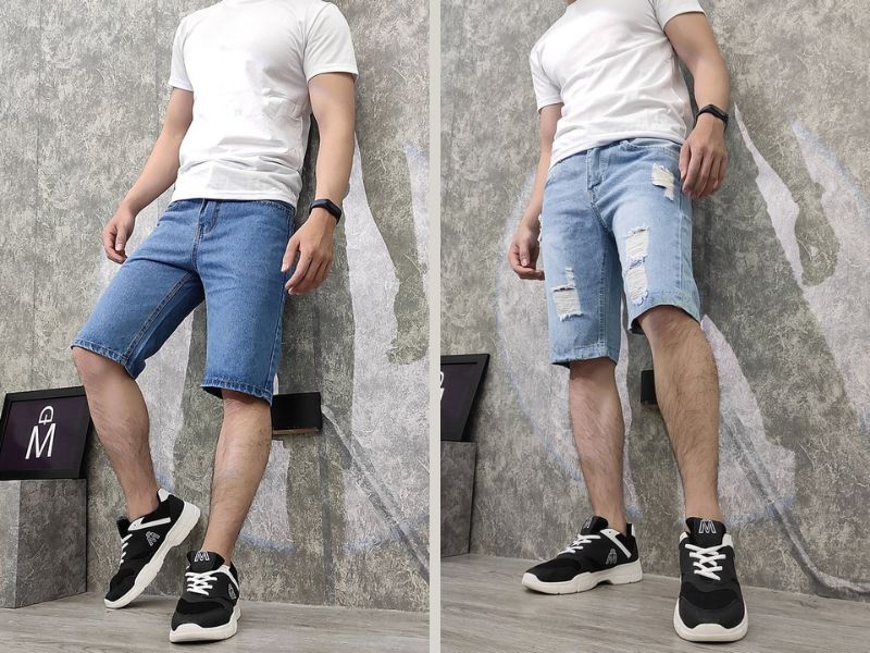 Những lưu ý khi chọn size quần short jean nam nên biết