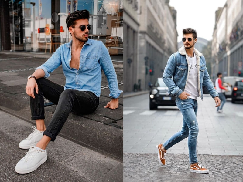 Nổi bật  với phong cách Denim on Denim