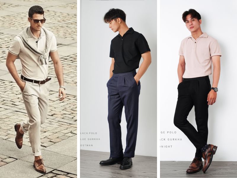 Quần Tây áo Polo mang giày gì? - GIày Harness Boots