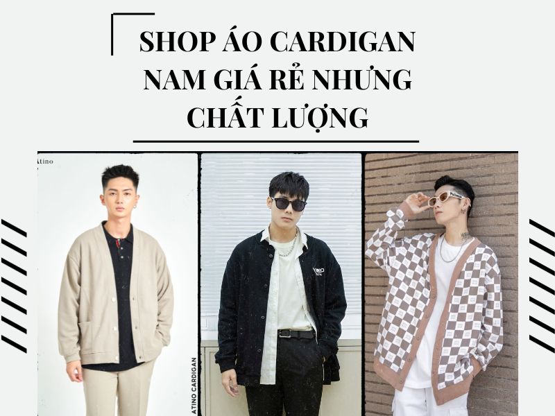 shop áo cardigan nam giá rẻ