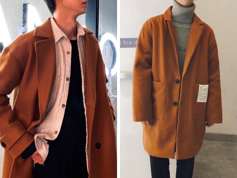 Shop áo khoác dạ nam tại Hà Nội oversize