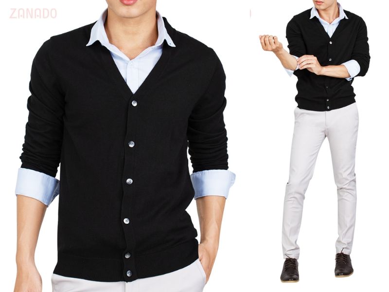 Áo len Cardigan nam đến từ Zanado