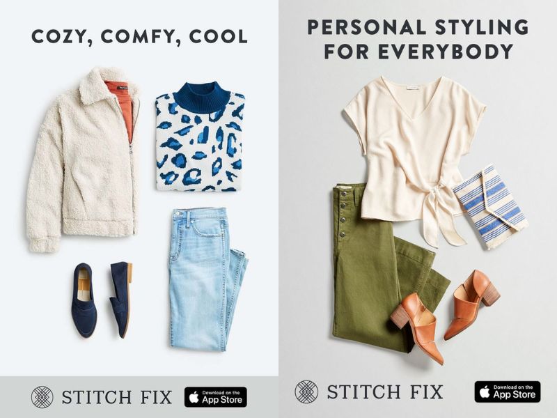 Stitch Fix có nhiều mẫu mã quần áo tương thích với nhiều phong cách khác nhau