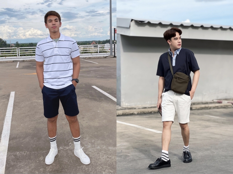 Quần Shorts Nam Slim Fit Co Giãn Thương Hiệu Uniqlo