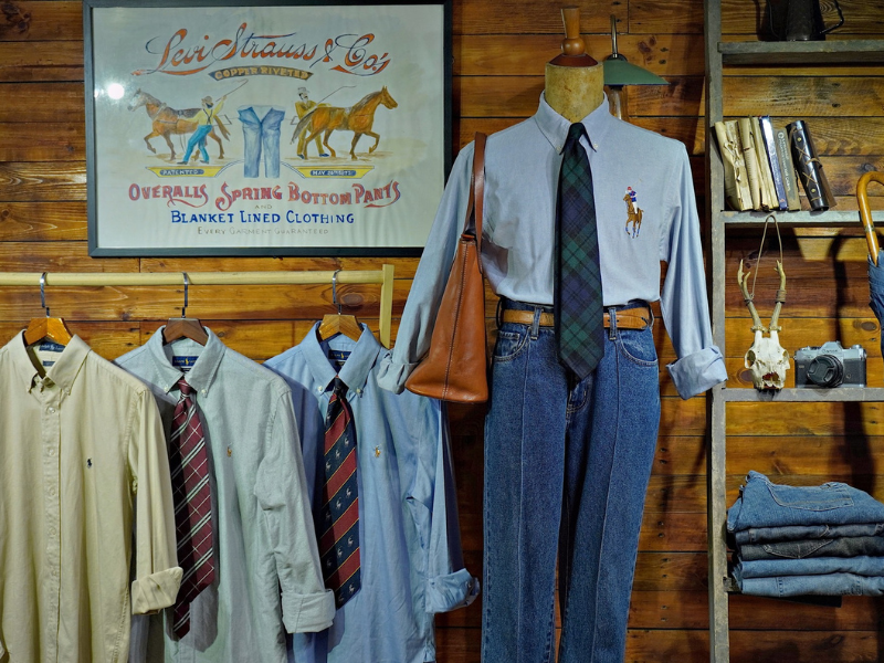 Shop quần áo vintage nam ở hà nội MOC - Thrift Shop
