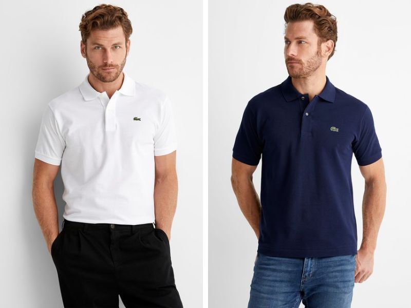 Áo polo nam cổ điển Lacoste