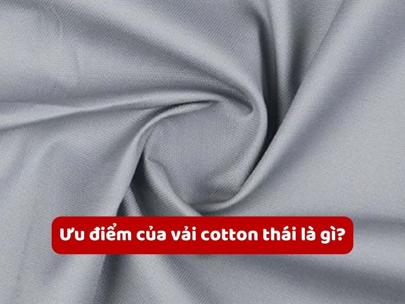 Ưu điểm của vải cotton thái là gì?