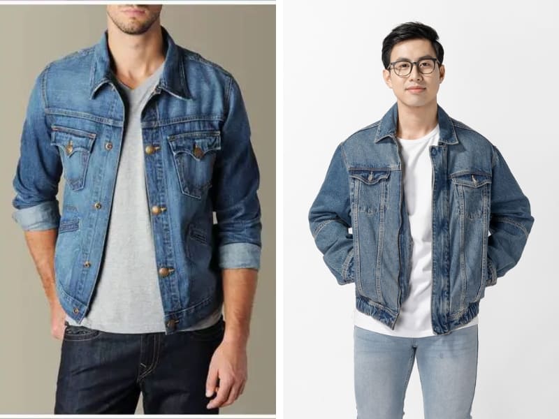 Áo khoác denim dành cho nam 50 tuổi