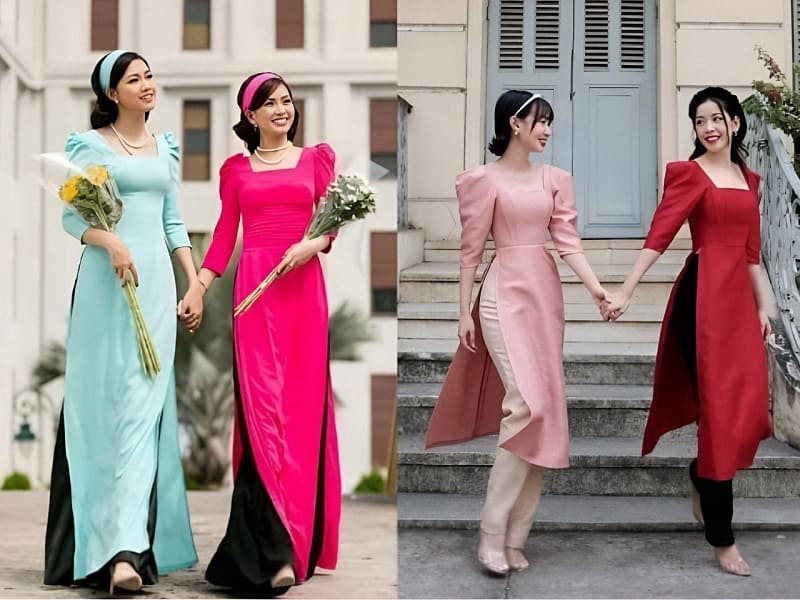 Ao Dai Is A Symbol Of Vietnamese Cultural Beauty. 