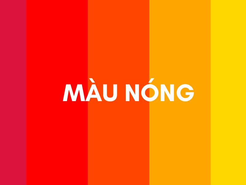 Màu nóng là gì? Gồm những màu nào 