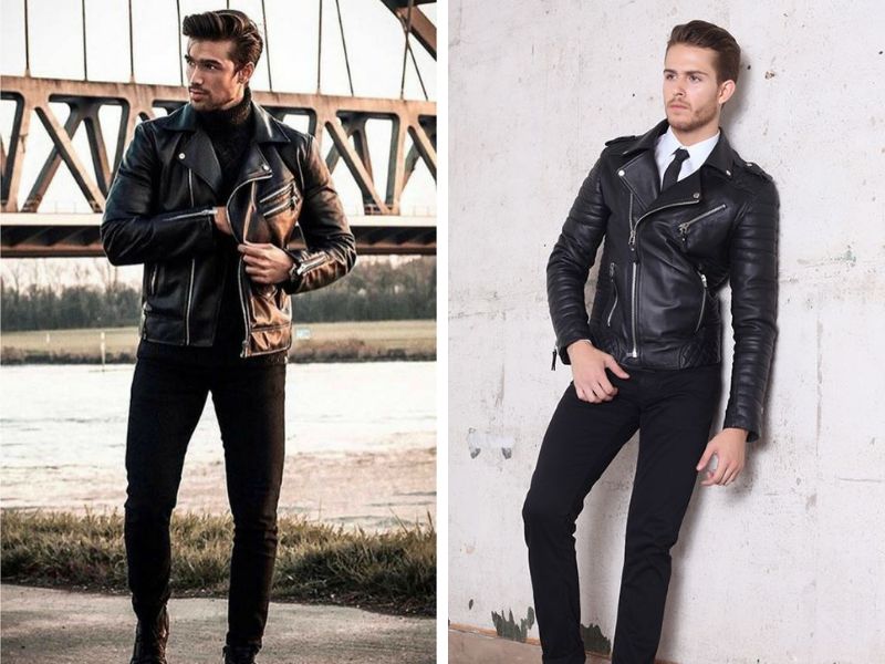 Áo biker jacket nổi bật với phong cách bụi bặm và cực kỳ cá tính