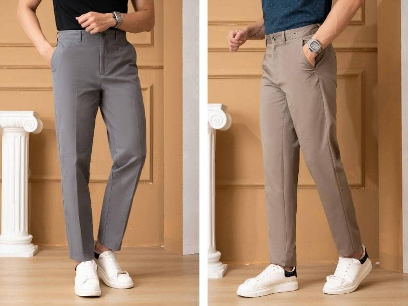 Quần Kaki được nhiều anh chàng tuổi 25 lựa chọn trong outfit hàng ngày