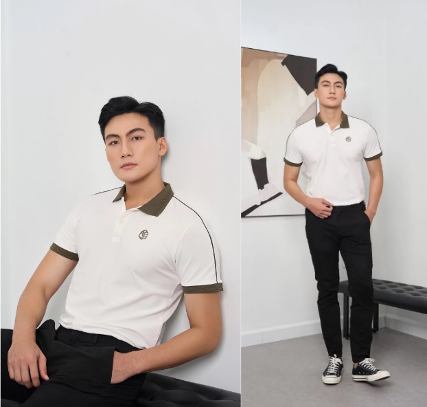 Form dáng Slim Fit với họa tiết đơn giản, tinh tế