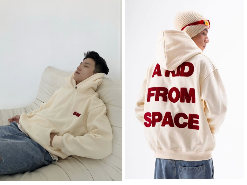 Áo hoodie nam chất Kid From Space - Thương hiệu SWE
