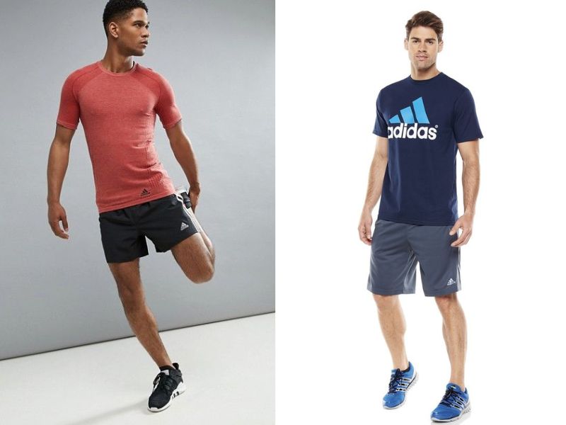 Quần thể thao đến từ nhà Adidas không chỉ ứng dụng trong khi đi tập gym mà còn có thể mặc đi biển, đi bơi 