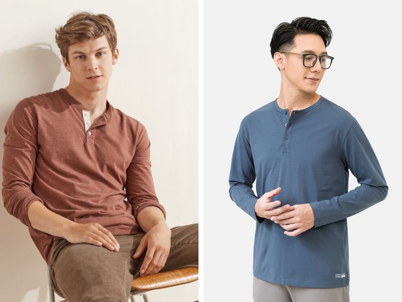 Áo Henley là xu hướng sắp tới của thơi trang nam