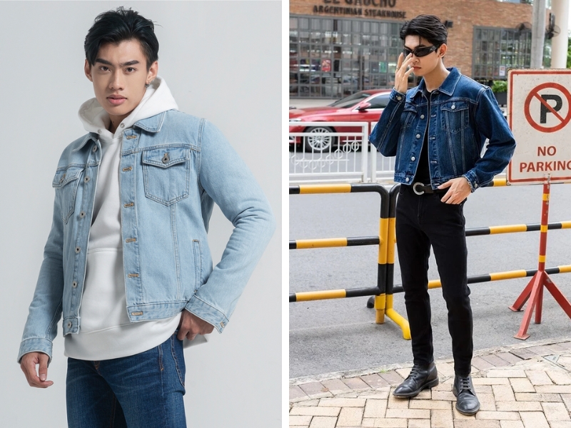 Áo khoác denim jacket nhà Trip R