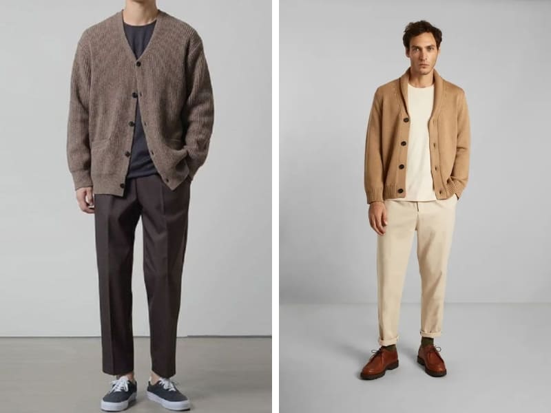 Áo khoác cardigan nam cho nam 50 tuổi