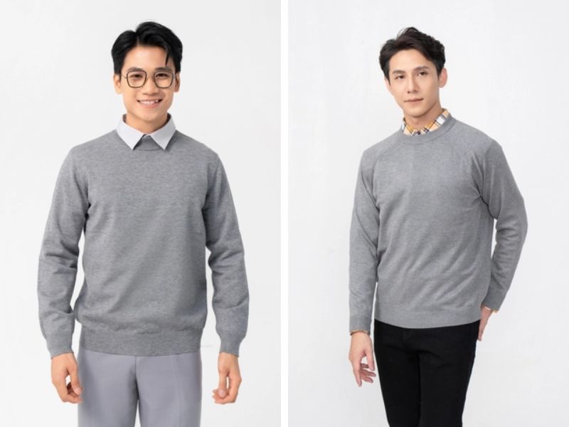 Áo len muối tiêu Yody