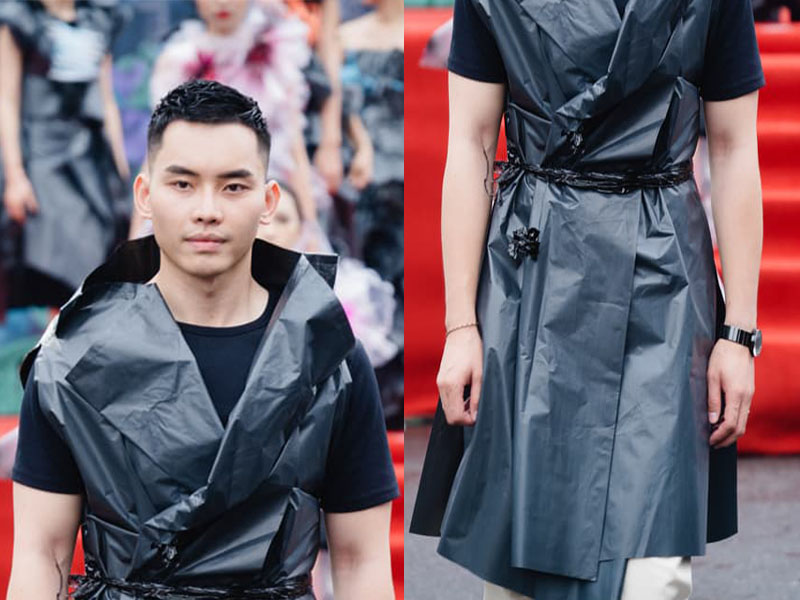 Thời trang cao cấp từ phế liệu “oanh tạc” tuần lễ thời trang quốc tế |  Vietnam+ (VietnamPlus)