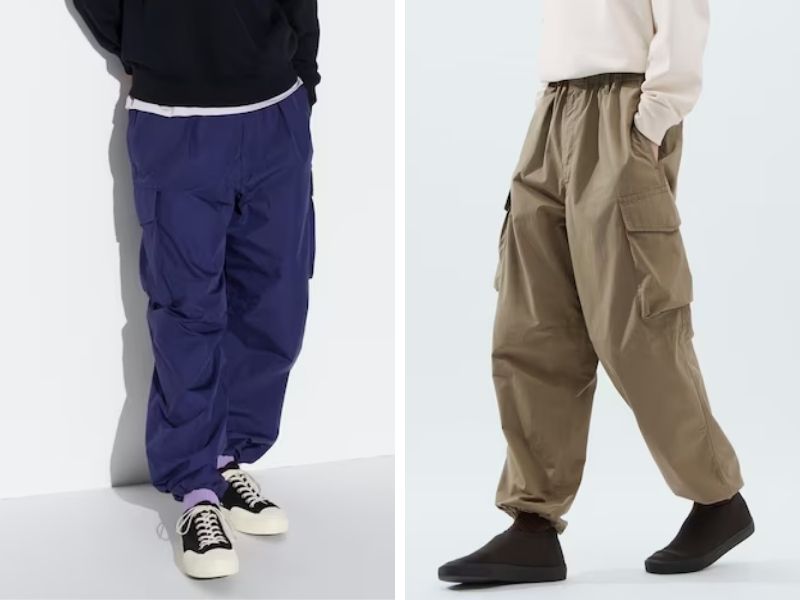 Quần jogger gió nam Uniqlo