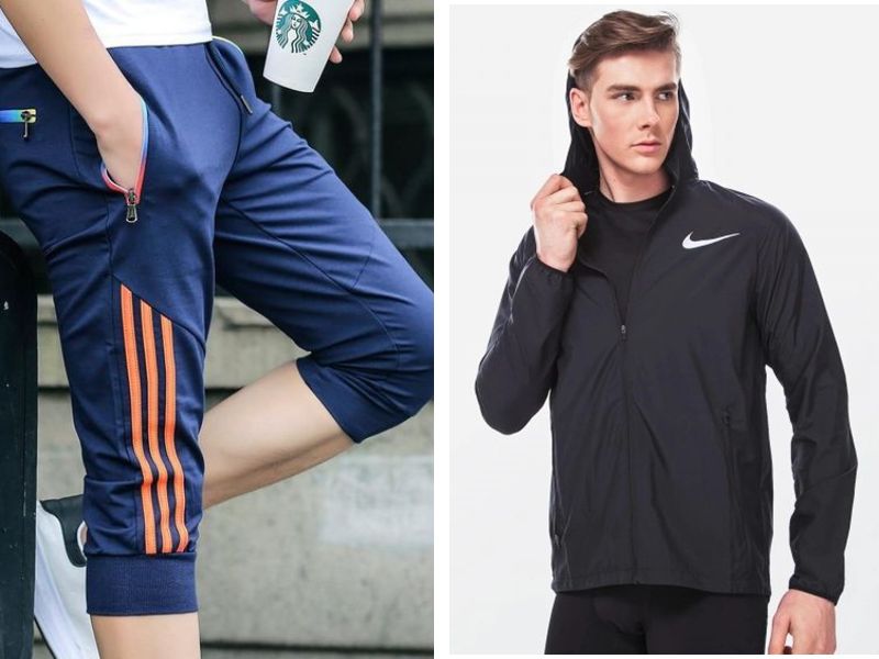 quần jogger nam lửng mix áo khoác 