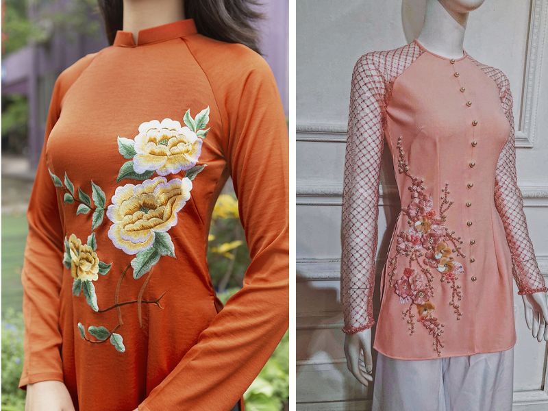 Ao Dai And Ao Ba Ba Are Made From Wet Silk Fabric. 