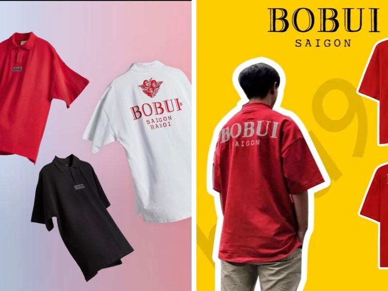 Local brand Polo nam Bobui