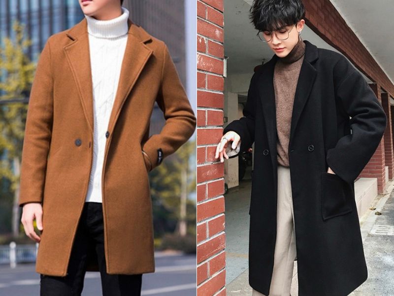 Áo Blazer nam dáng dài trơn dễ phối với nhiều trang phục khác nhau để các chàng có thể thoải mái theo đuổi phong cách thời trang của riêng mình