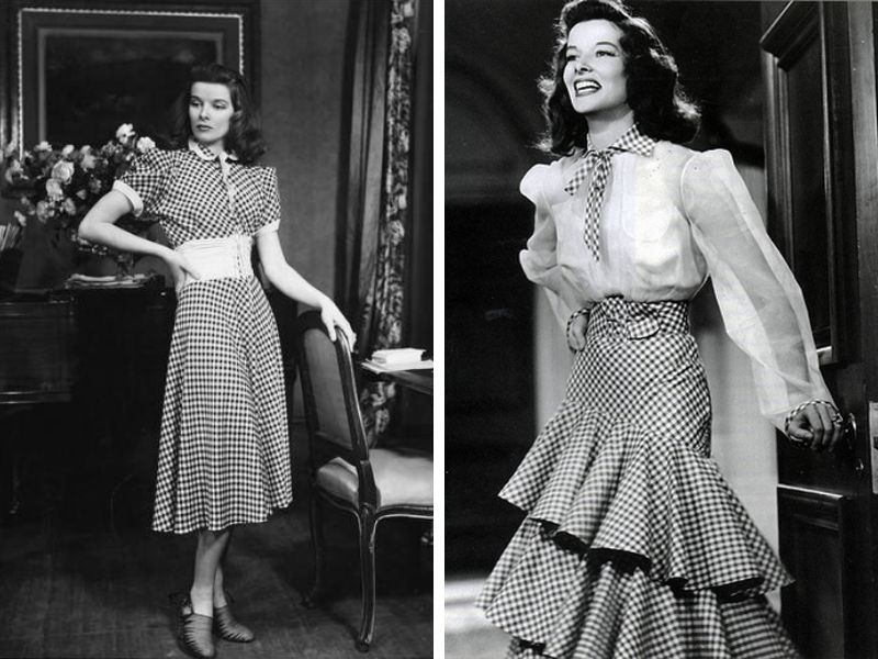 Những chiếc váy Gingham trong “The Philadelphia Story”