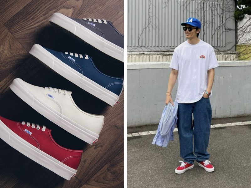 Giày vans phối đồ nam không khó với mẫu giày Vans Classic Authentic