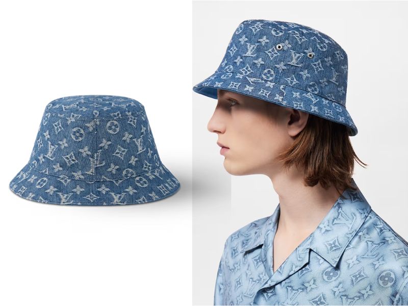 Mũ bucket Louis Vuitton cá tính, cuốn hút