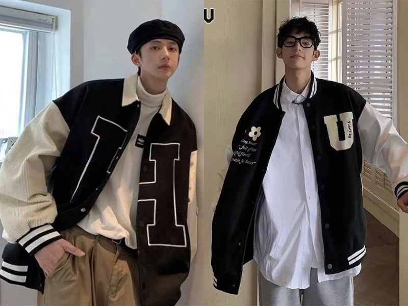 Áo Bomber Jacket form rộng