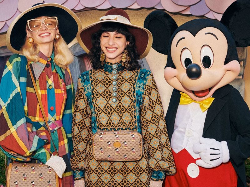 Gucci kết hợp với Disney với hình tượng chuột Mickey