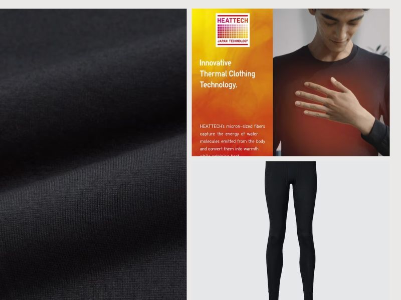 Quần tất nam mùa đông HEATTECH UNIQLO