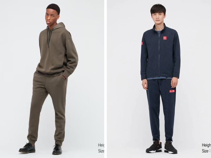 Quần áo nỉ thể thao mùa đông Uniqlo