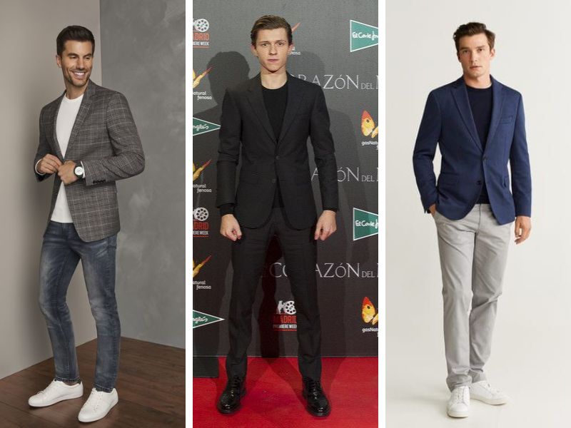 Áo blazer kết hợp áo giữ nhiệt nam