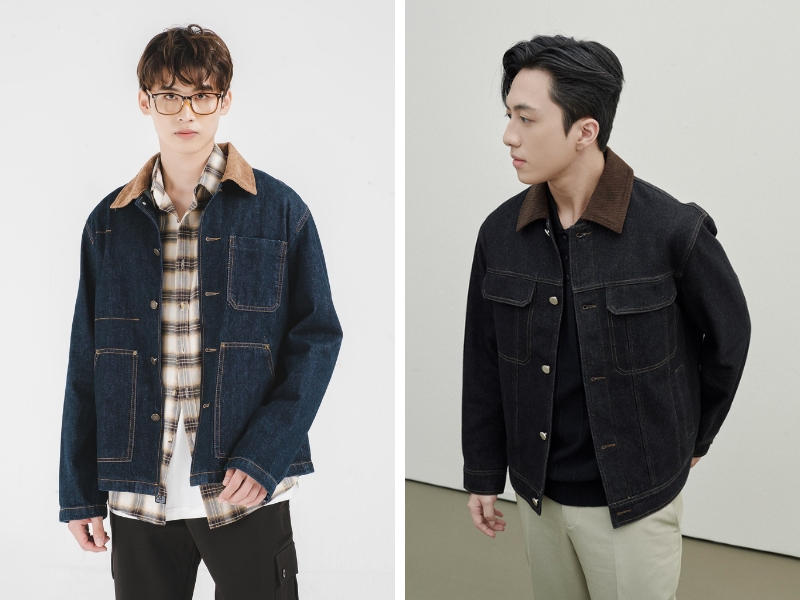 Mẫu áo khoác denim jacket nam nhà SSStutter