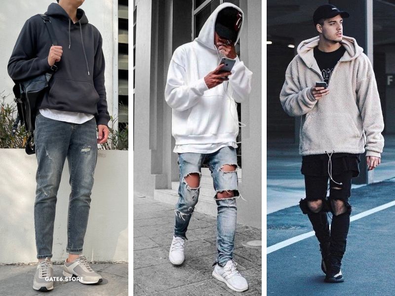 Một số mẫu áo hoodie nam phổ biến hiện nay