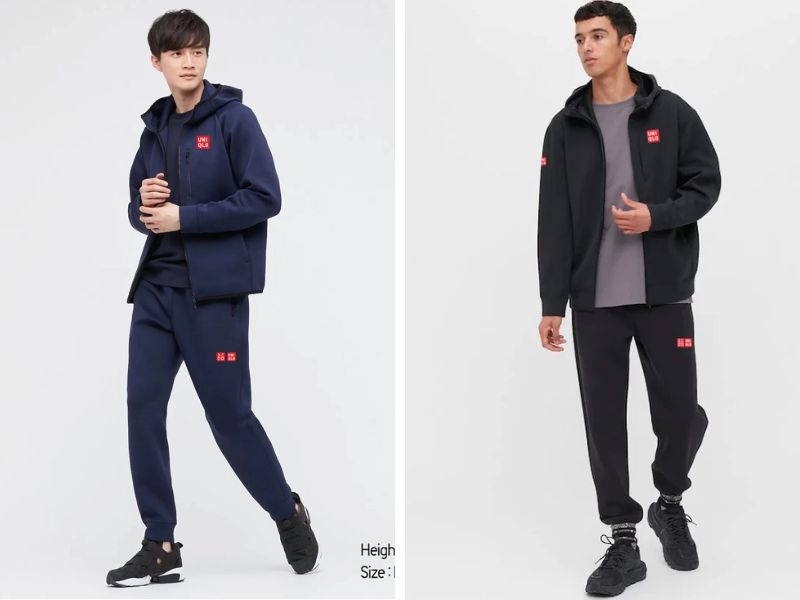 Bộ trang phục thể thao nam thu đông Uniqlo