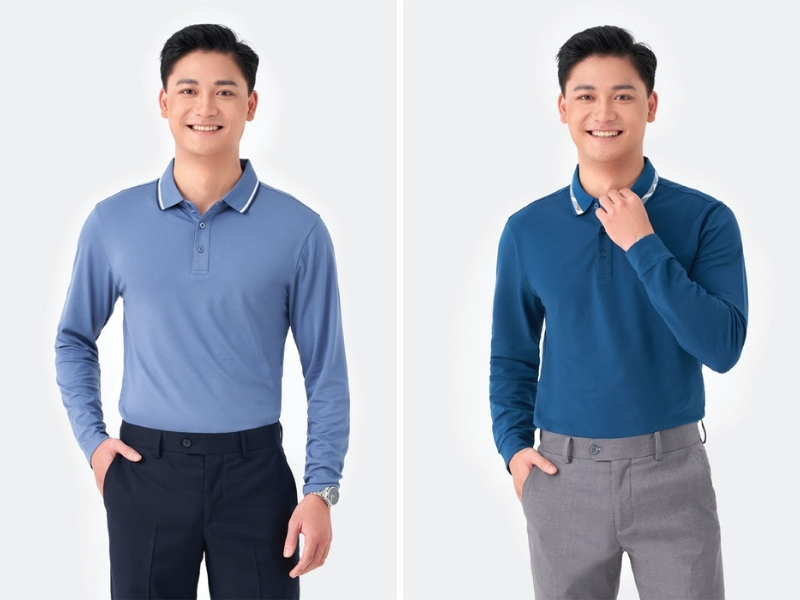 Áo len cổ bẻ nam 5S Fashion sử dụng chất liệu cotton 100%, giúp tạo sự thoải mái