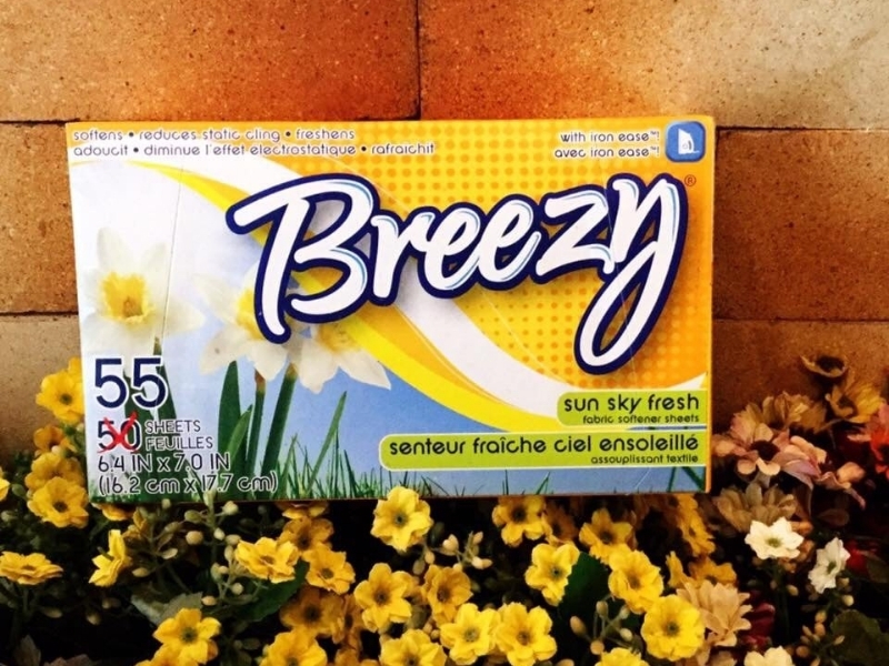 Giấy thơm quần áo Breezy được nhập khẩu từ Mỹ với công nghệ hiện đại