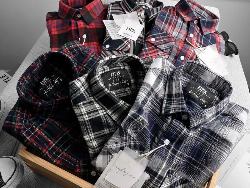 áo sơ mi flannel giá rẻ tại Jan Shop