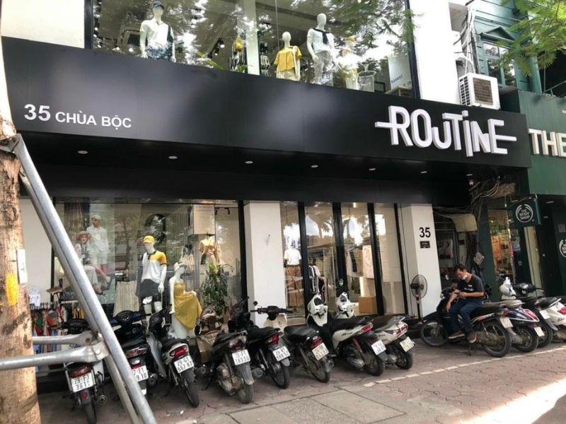 Shop quần áo nam trên facebook ở Hà Nội Routine