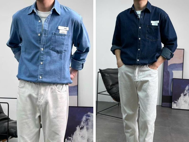 Shop áo jean nam Đà Nẵng được ưa chuộng