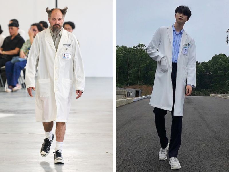 Outfit độc lạ với bộ đồ của nhà khoa học