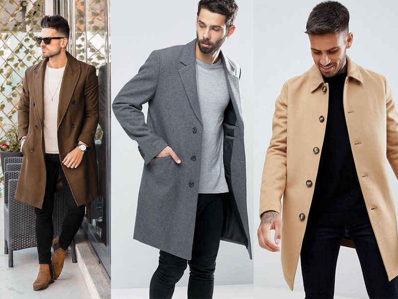 Áo thun cùng với kết jeans mix với áo khoác dáng dài sẽ giúp cho các quý ông trở nên thanh lịch và nam tính hơn