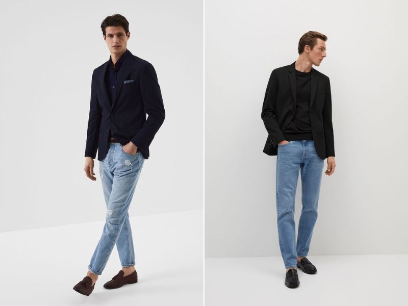 Cách phối đồ đơn giản mà đẹp cùng áo blazer và quần jean